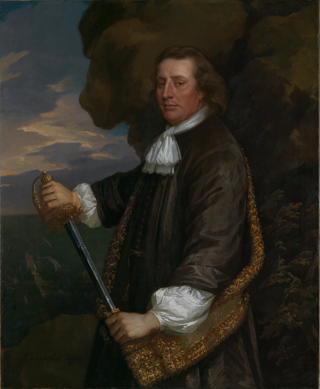 Lowestoft zászlósai: Sir Christopher Myngs ellentengernagy alkotó: Peter Lely