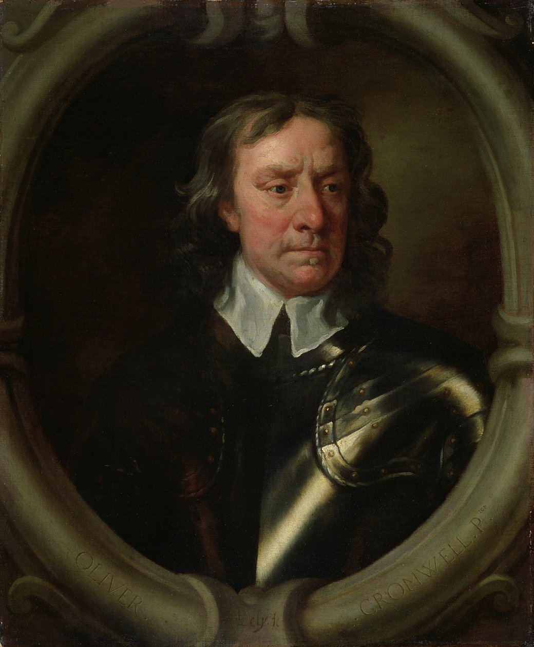 Oliver Cromwell portréja alkotó: Peter Lely