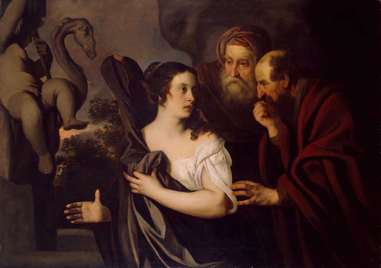 Susanna és az öregek, 17. század. alkotó: Peter Lely
