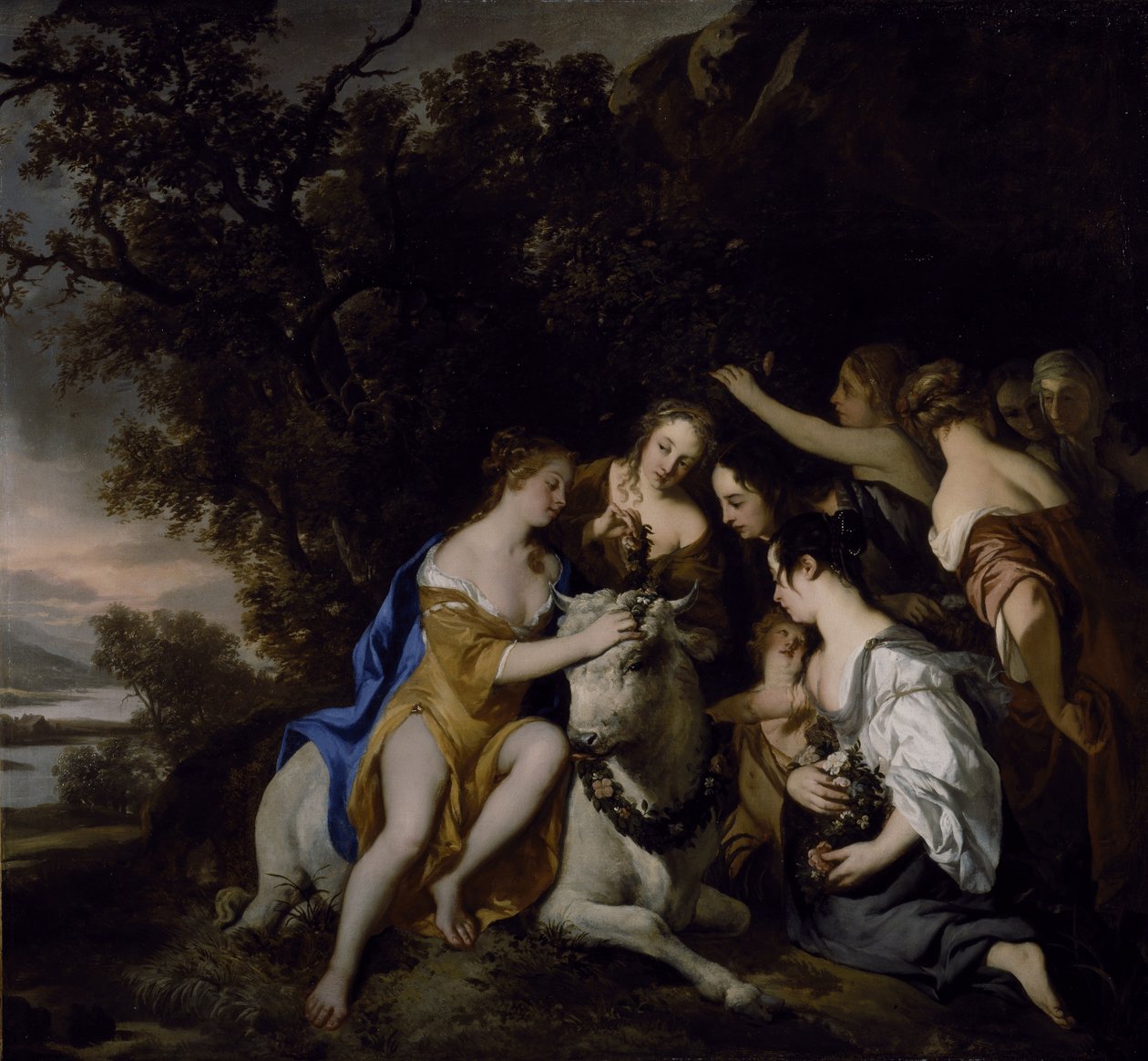 Európa megerőszakolása (olaj, vászon) alkotó: Peter Lely