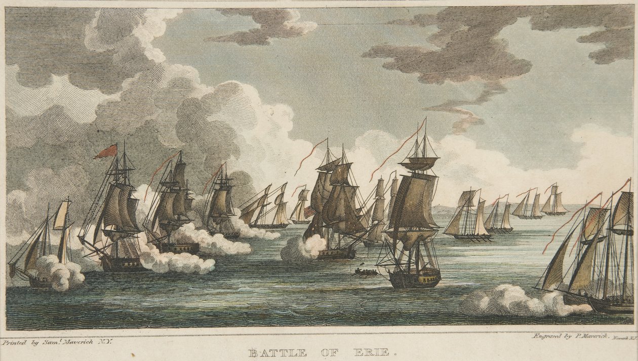 Erie-i csata, kocsma. 1816 alkotó: Peter Maverick