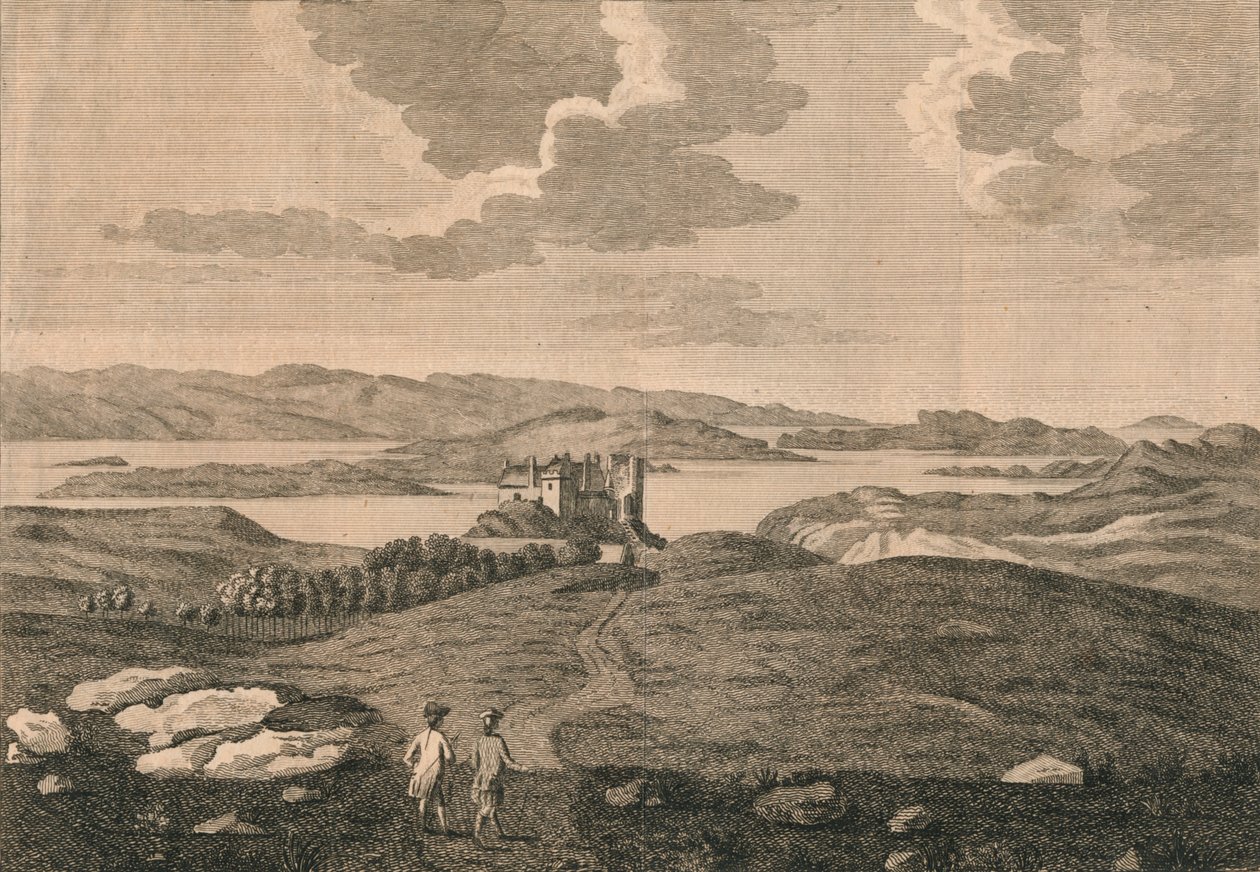 "Dunvegan kastély", 1774 alkotó: Peter Mazell
