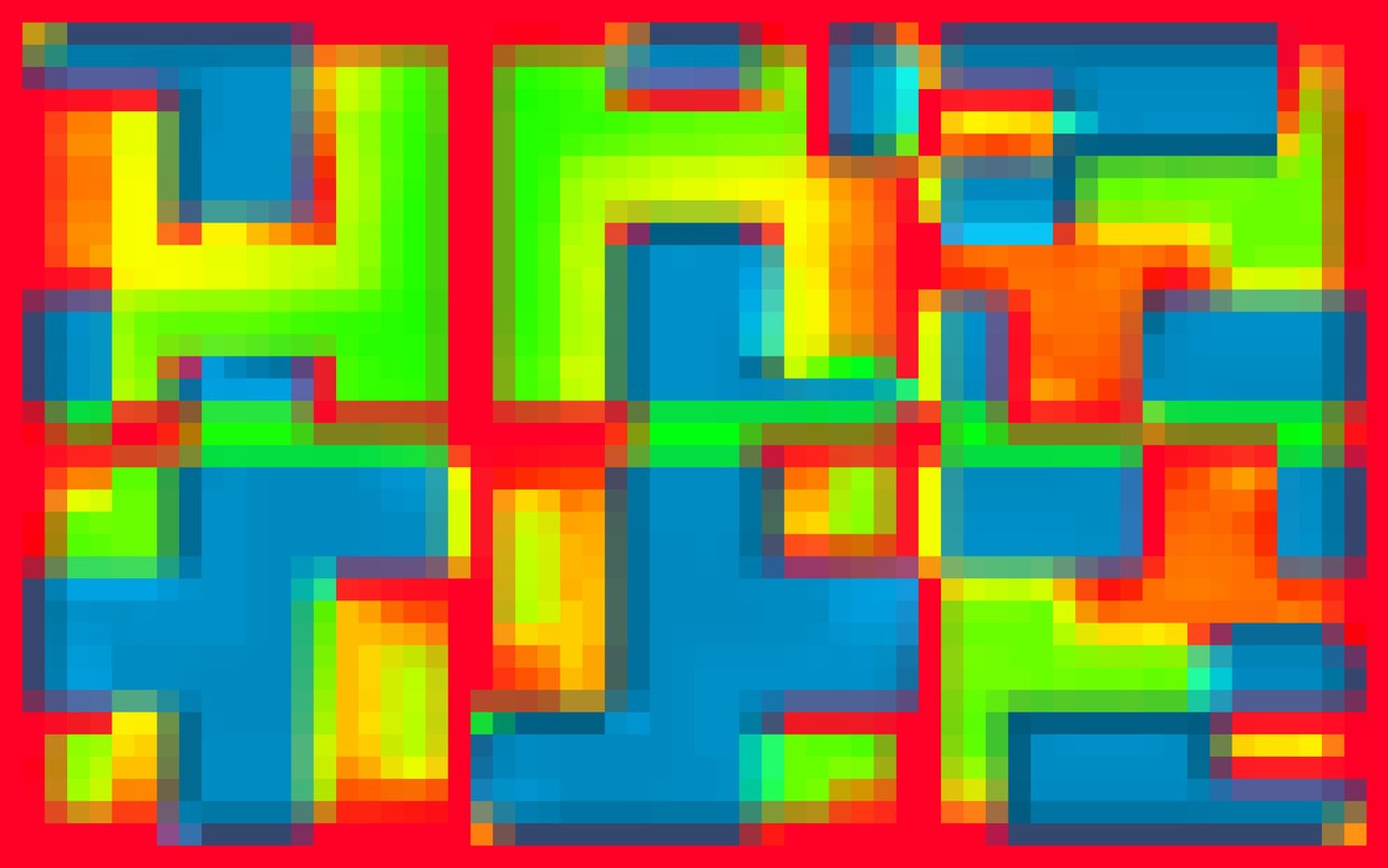 RED BORDELINE, 2014, (digitális kép) alkotó: Peter McClure