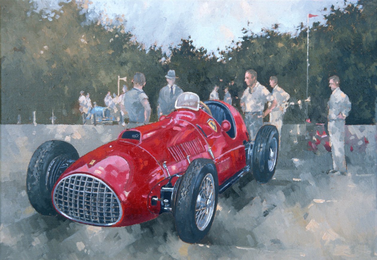 1951-es Ferrari (olaj, vászon) alkotó: Peter Miller