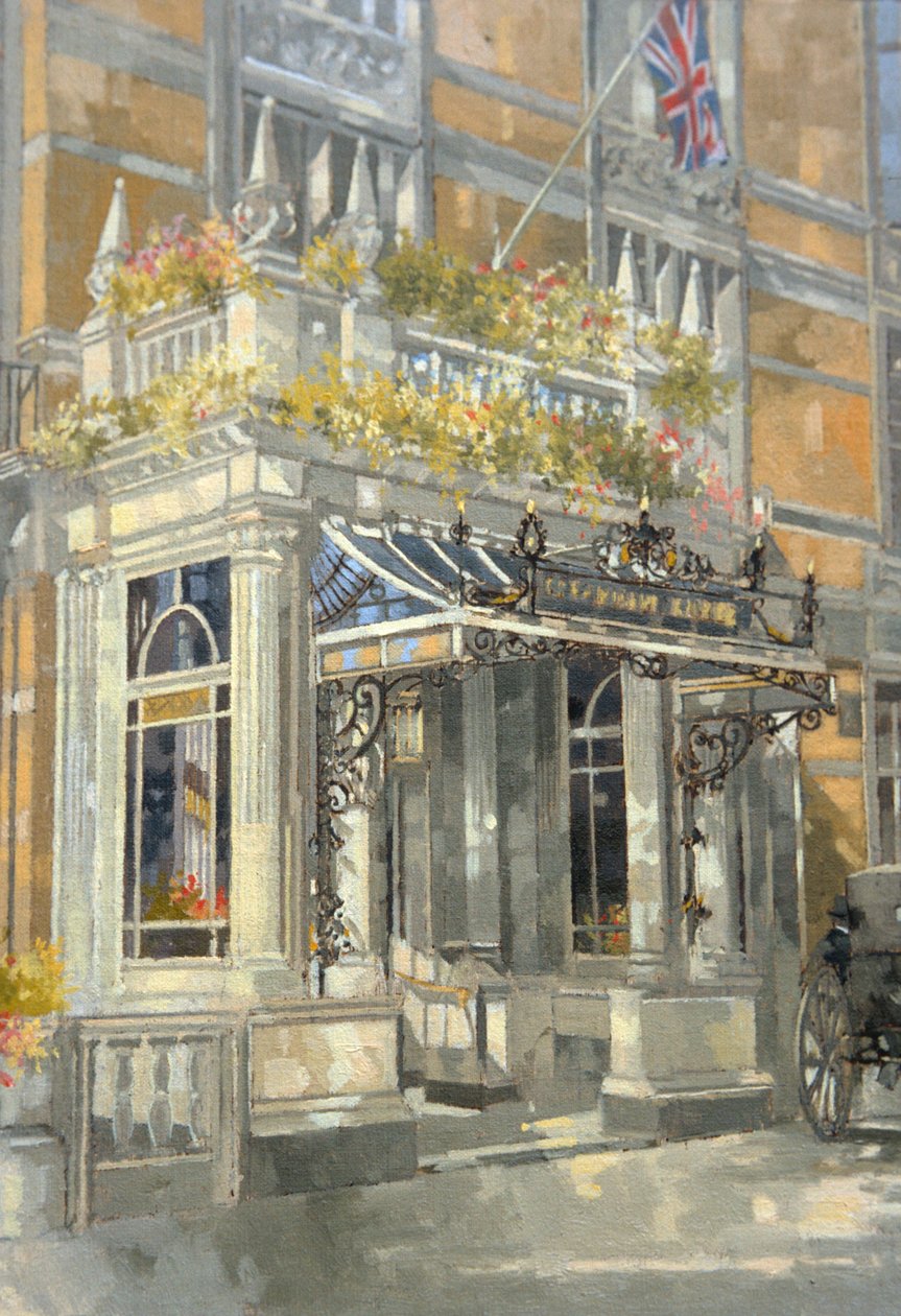 The Connaught Hotel, London (olaj, vászon) alkotó: Peter Miller