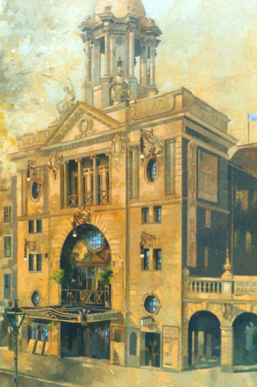 Victoria Palace Színház (olaj, vászon) alkotó: Peter Miller