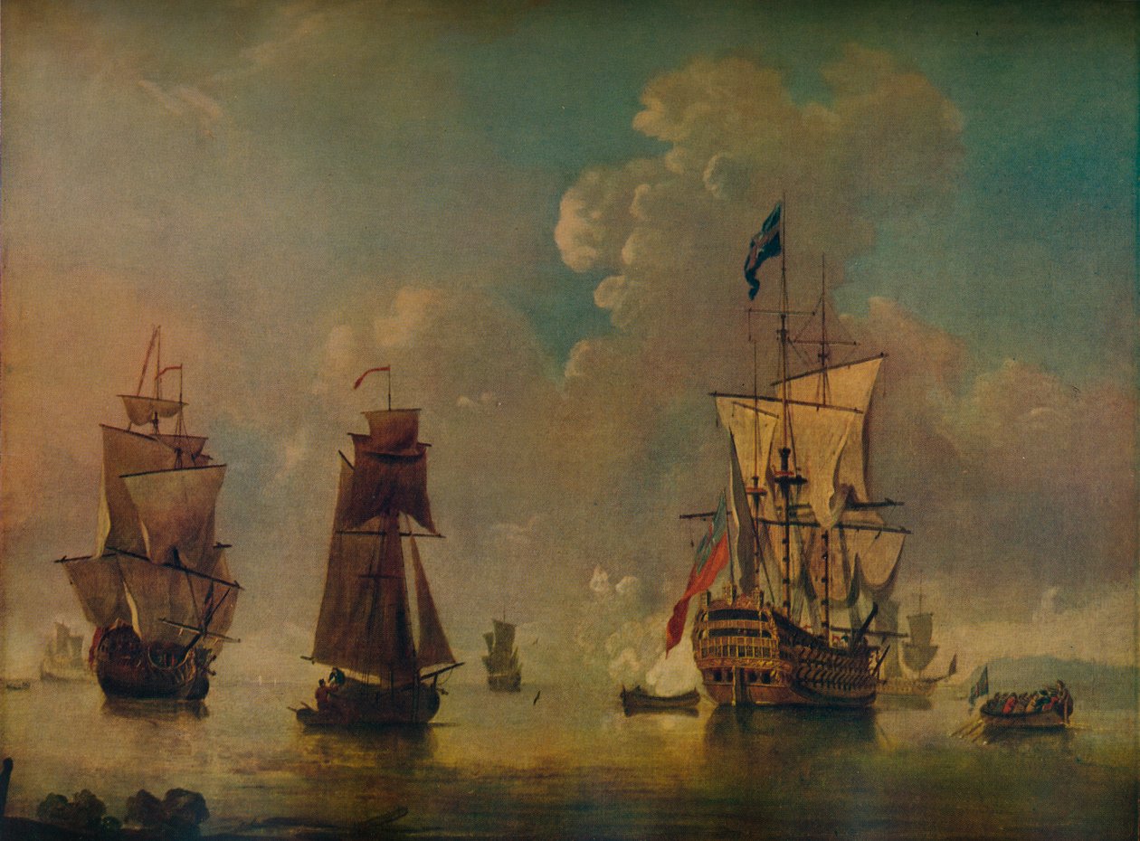 Men of War, 1720 alkotó: Peter Monamy