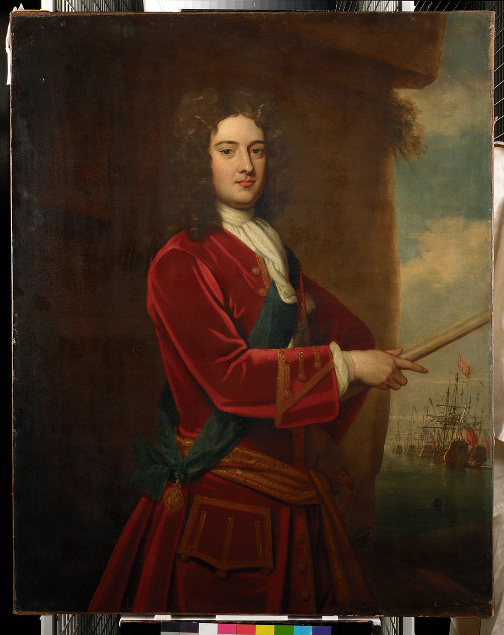 James Berkeley admirális portréja alkotó: Peter Monamy
