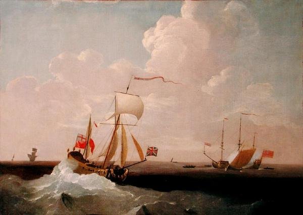 Royal Yacht (olaj, vászon) alkotó: Peter Monamy