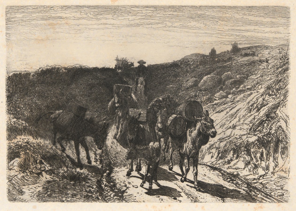Burro vonat, Új-Mexikó alkotó: Peter Moran