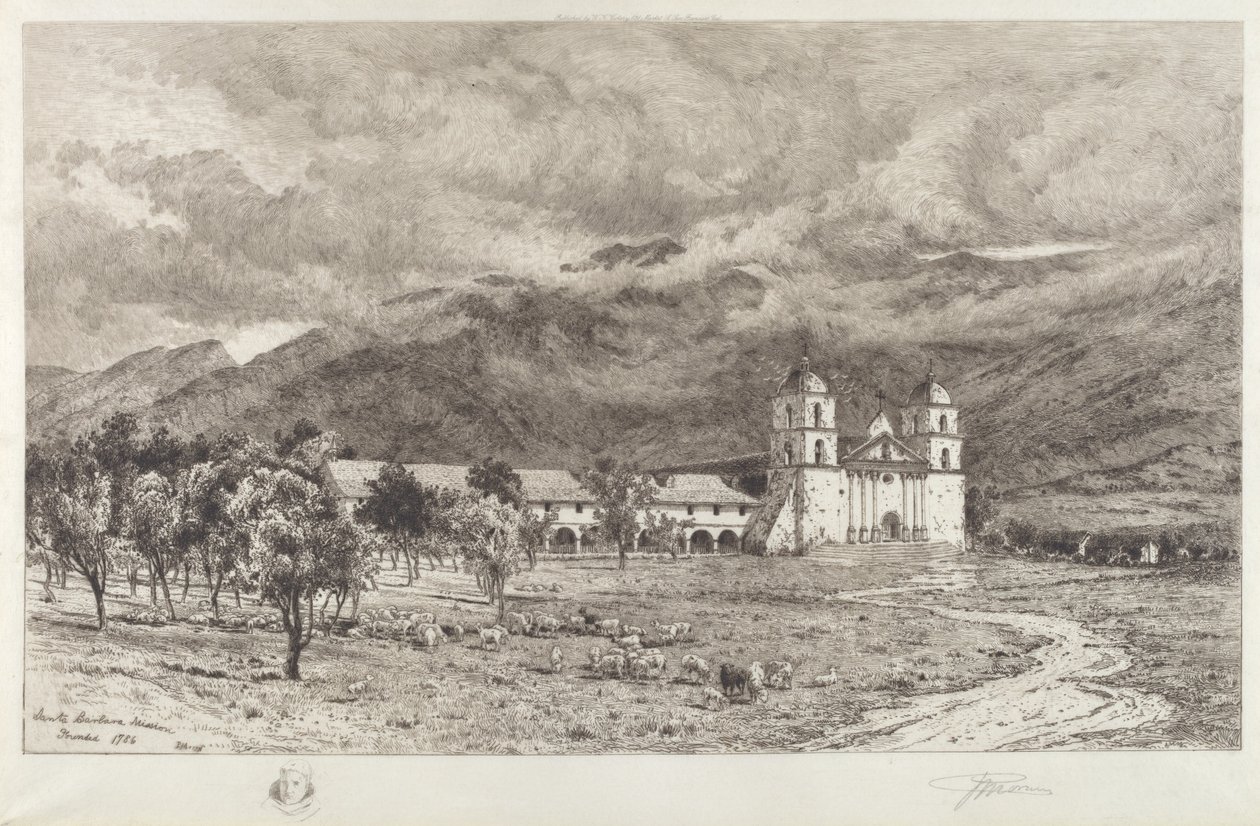 Santa Barbara küldetés alkotó: Peter Moran