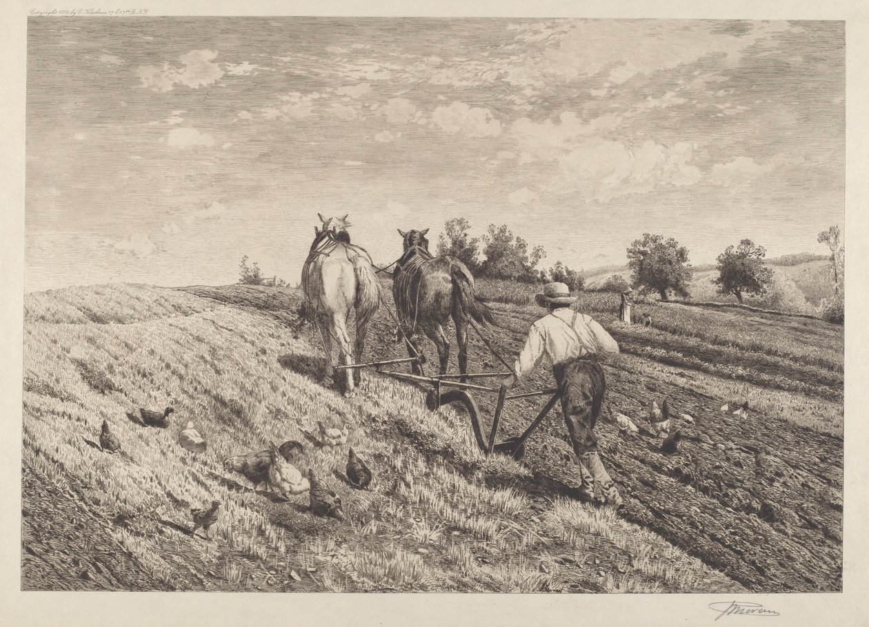 A Szántó alkotó: Peter Moran