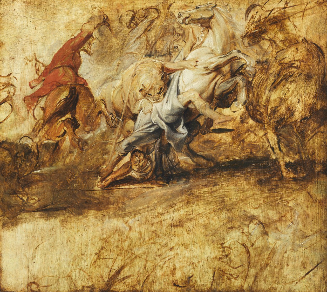 Oroszlánvadászat, alkotó: Peter Paul Rubens