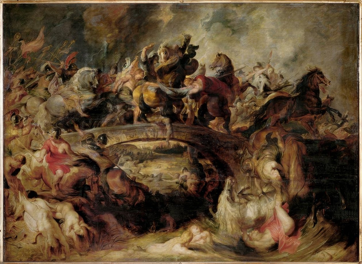 Az Amazonok csatája alkotó: Peter Paul Rubens