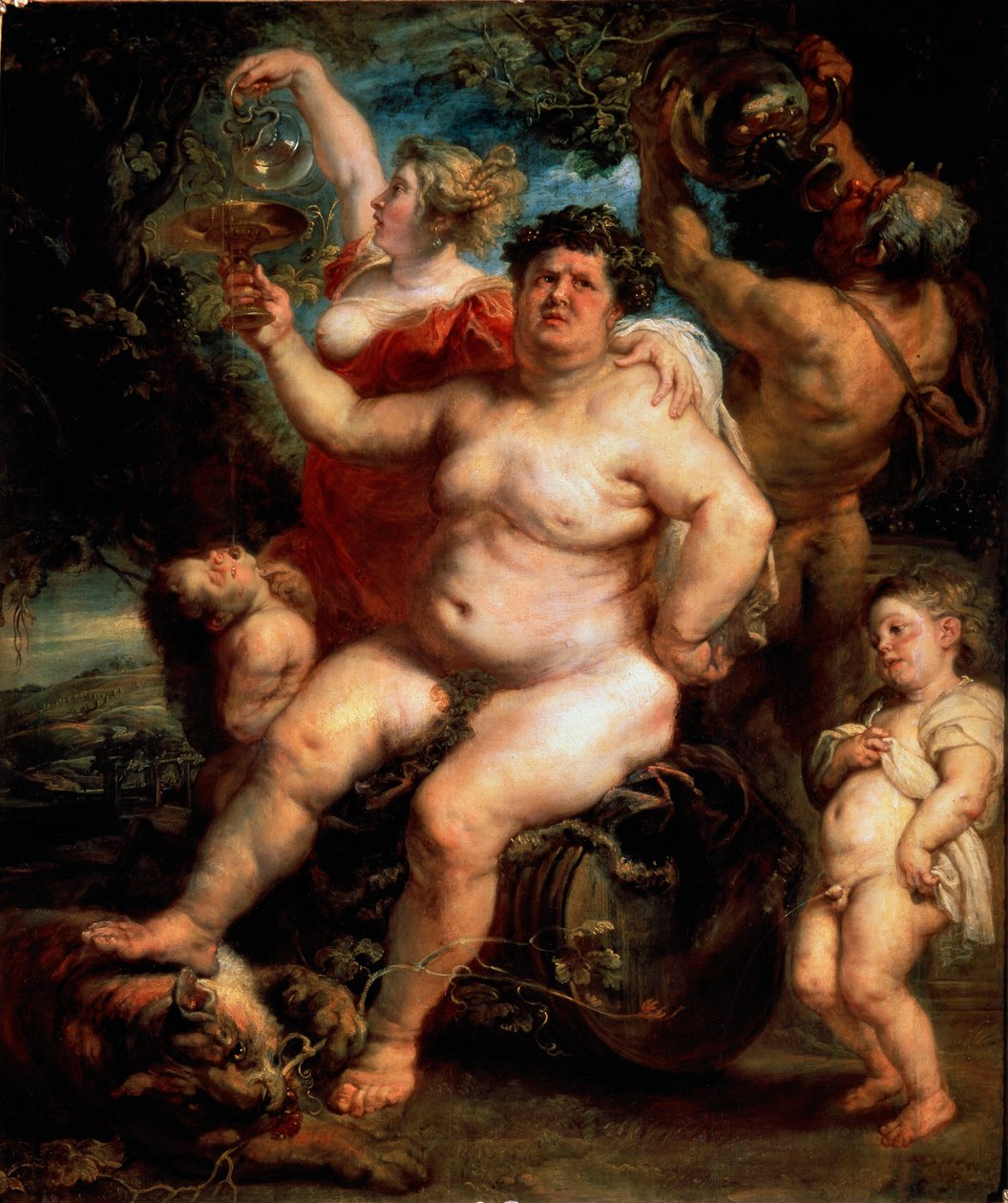 Bacchus, 1638-1640. alkotó: Peter Paul Rubens
