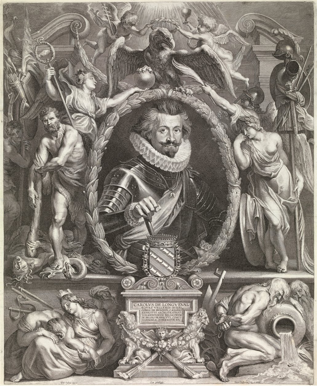 Charles Bonaventure de Longueval (metszet) alkotó: Peter Paul Rubens