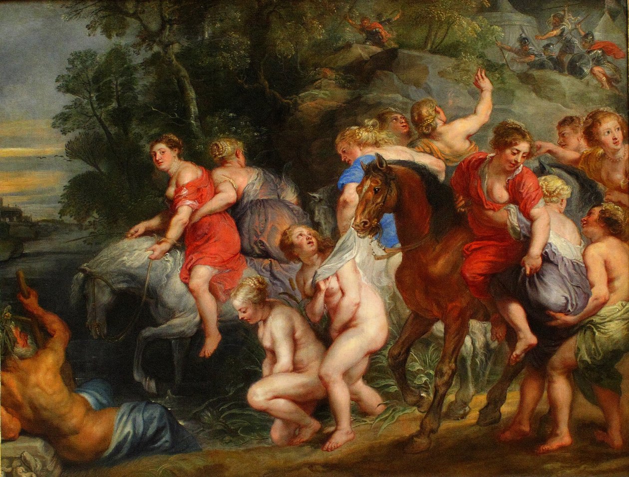 Cloelia elhalad a Tiberis mellett alkotó: Peter Paul Rubens