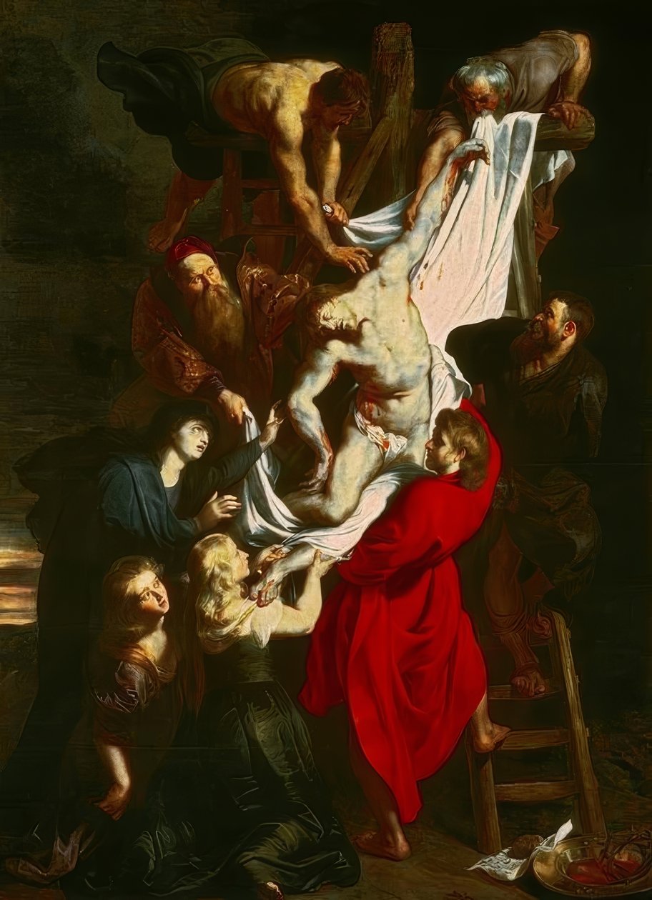 A keresztről való letétel alkotó: Peter Paul Rubens