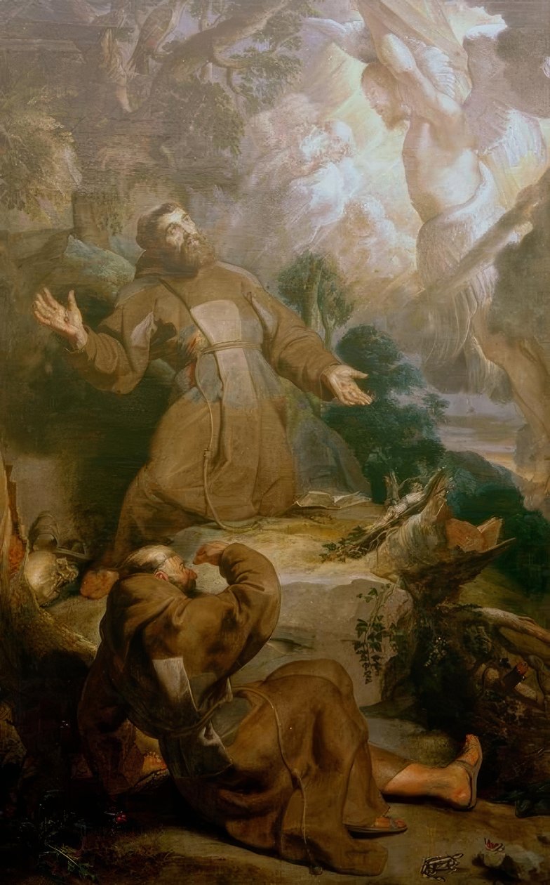 Die Stigma of hl. Franziskus alkotó: Peter Paul Rubens
