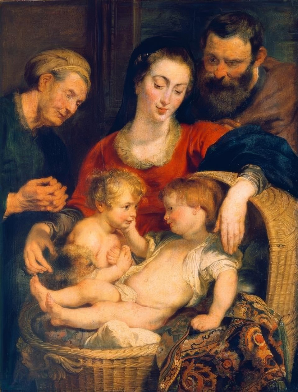 A szent család alkotó: Peter Paul Rubens