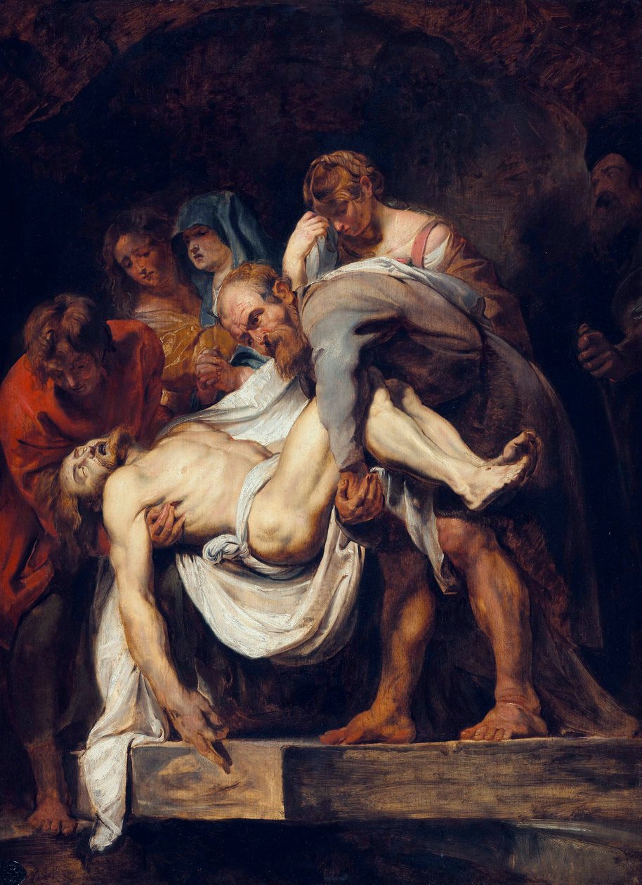 Franciául:  A sírbatétel A sírbatétel alkotó: Peter Paul Rubens