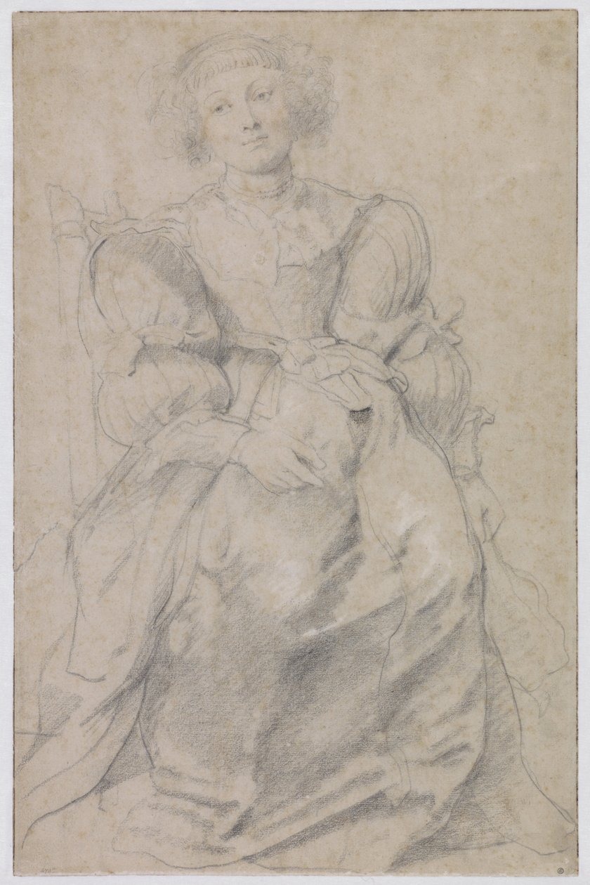 Hélène Fourment portréja alkotó: Peter Paul Rubens