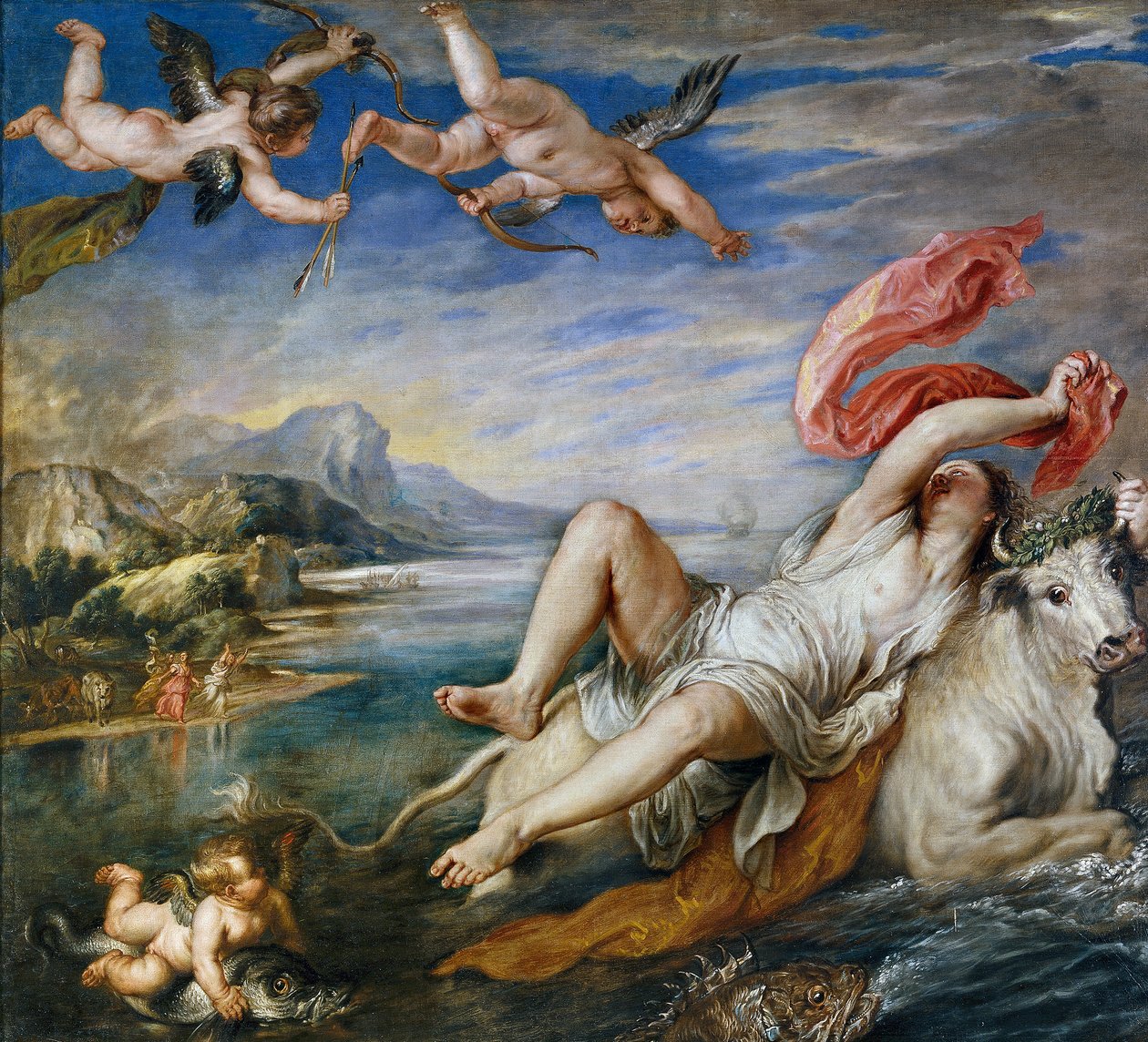 Európa megerőszakolása alkotó: Peter Paul Rubens