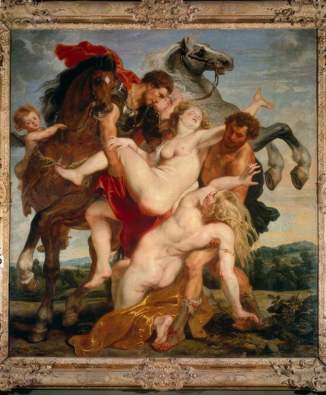 Leukippusz lányainak megerőszakolása alkotó: Peter Paul Rubens