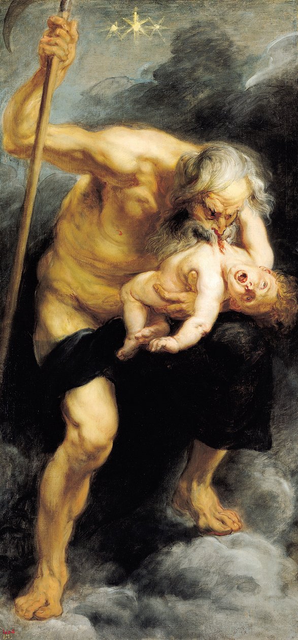 A Szaturnusz felfalja a fiát alkotó: Peter Paul Rubens