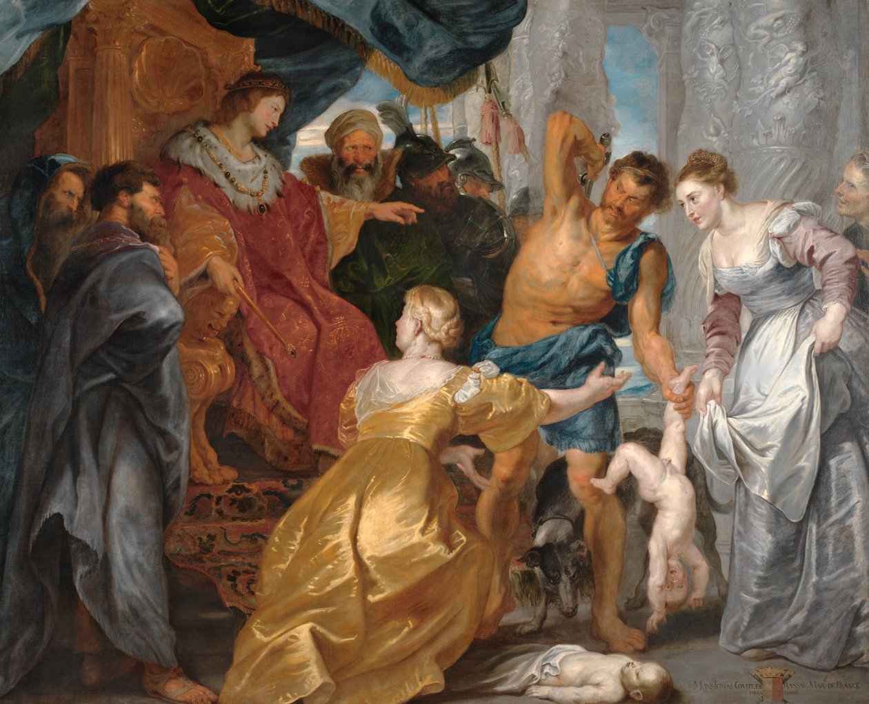 Salamon ítélete alkotó: Peter Paul Rubens