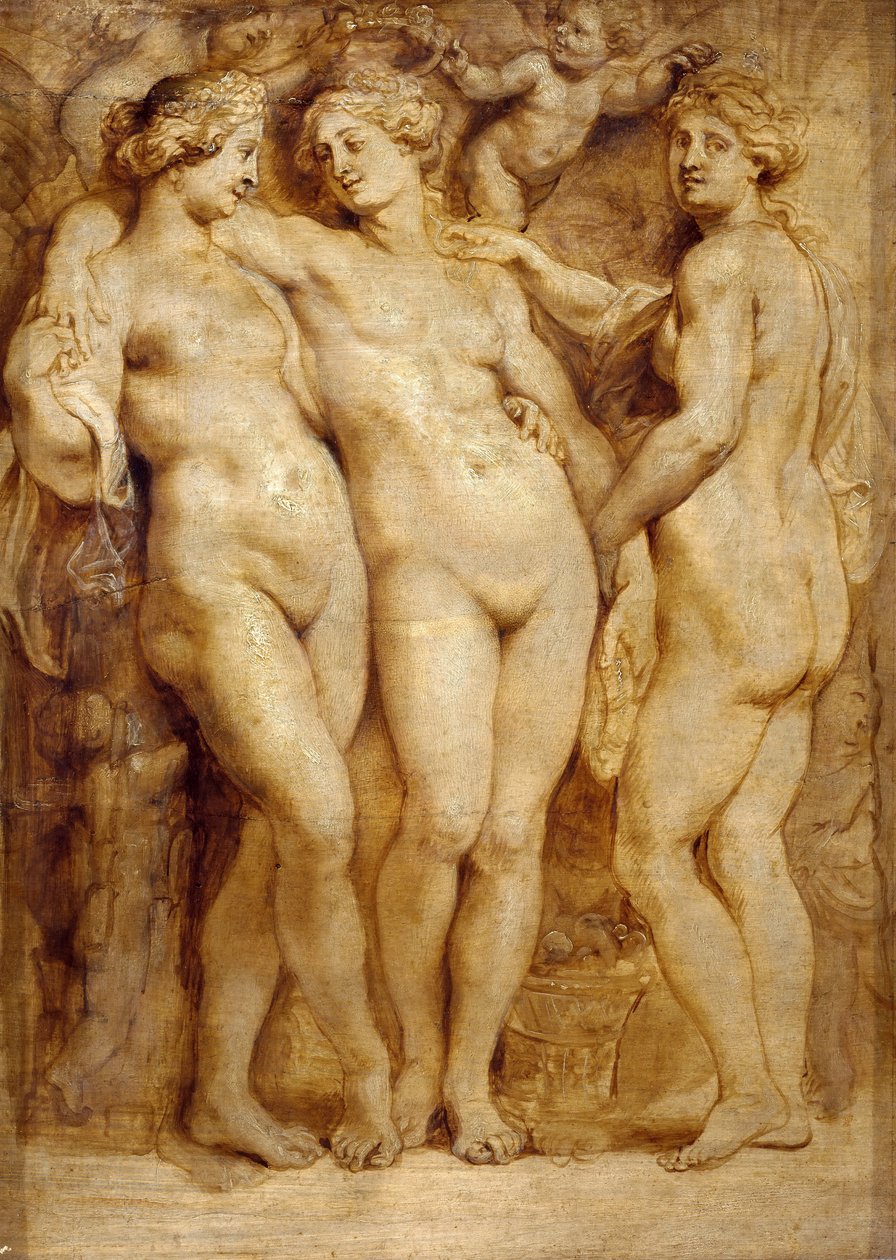 A három grácia, kb. 1620-1623. alkotó: Peter Paul Rubens