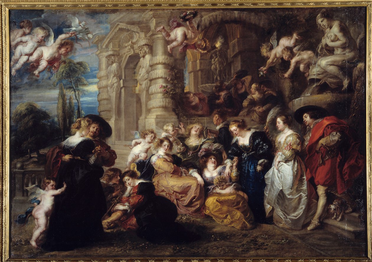A szerelem kertje alkotó: Peter Paul Rubens