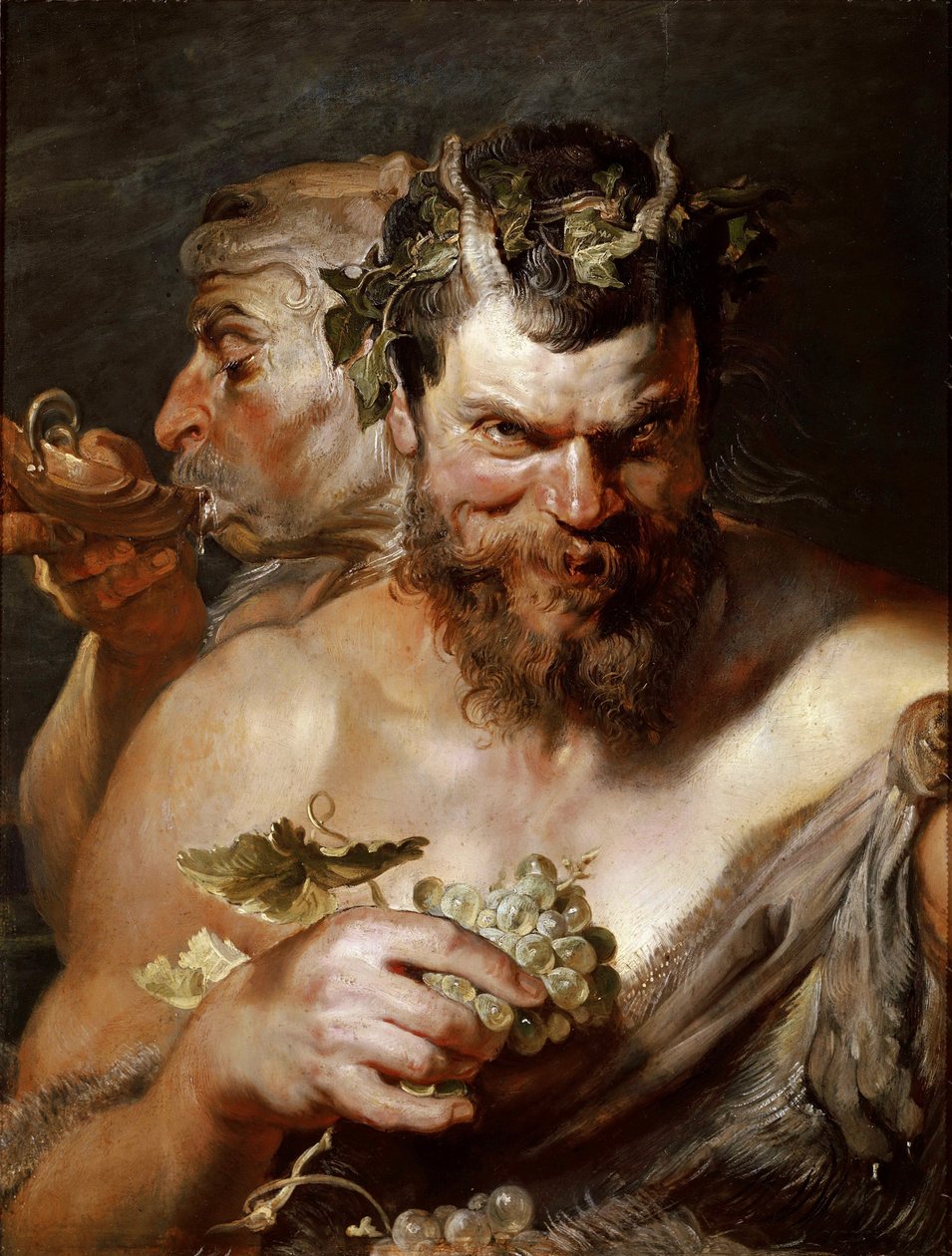 Két szatír , c. 1617-1618. alkotó: Peter Paul Rubens