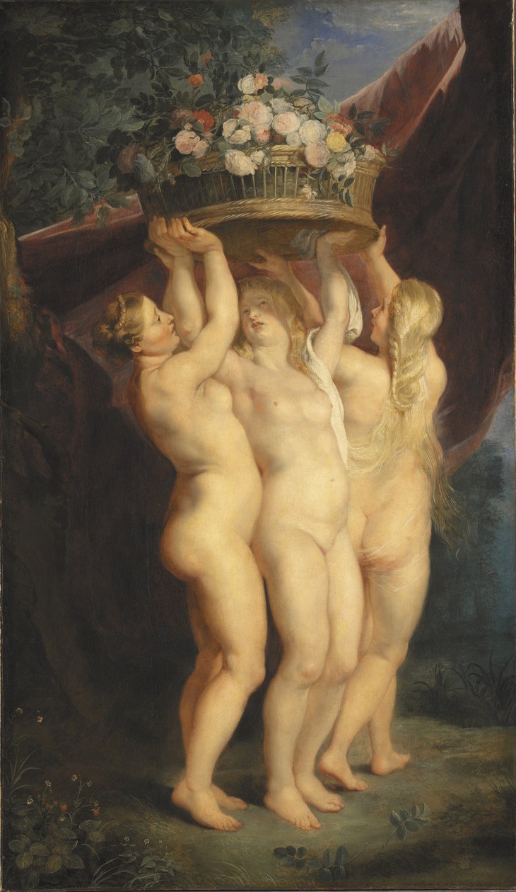 A három grácia, 1620-1625 alkotó: Peter Paul studio of Rubens