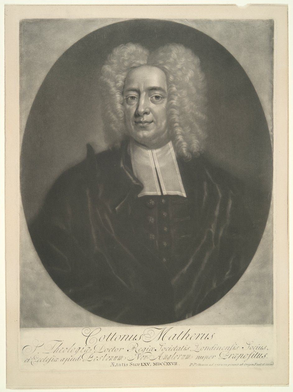 Cotton Mather alkotó: Peter Pelham