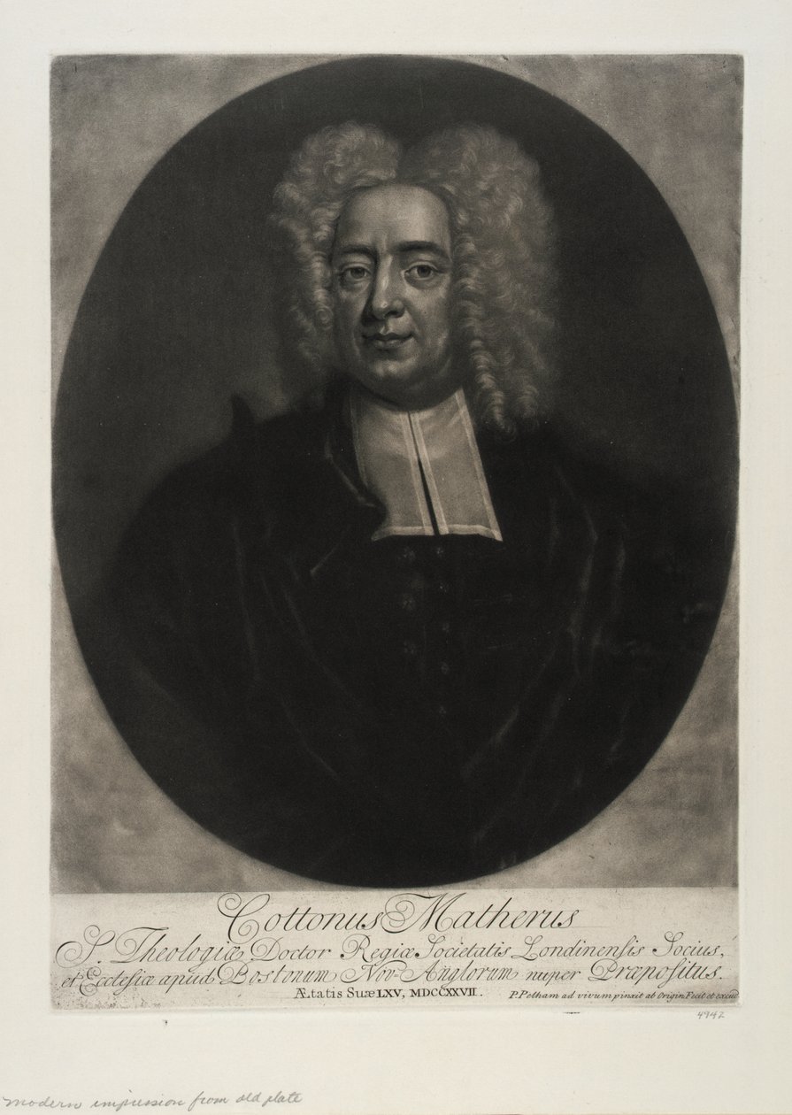 Cottonus Matherus alkotó: Peter Pelham