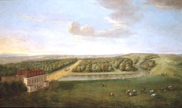 Ashburnham Place, Sussex (olaj, vászon) alkotó: Peter Tillemans