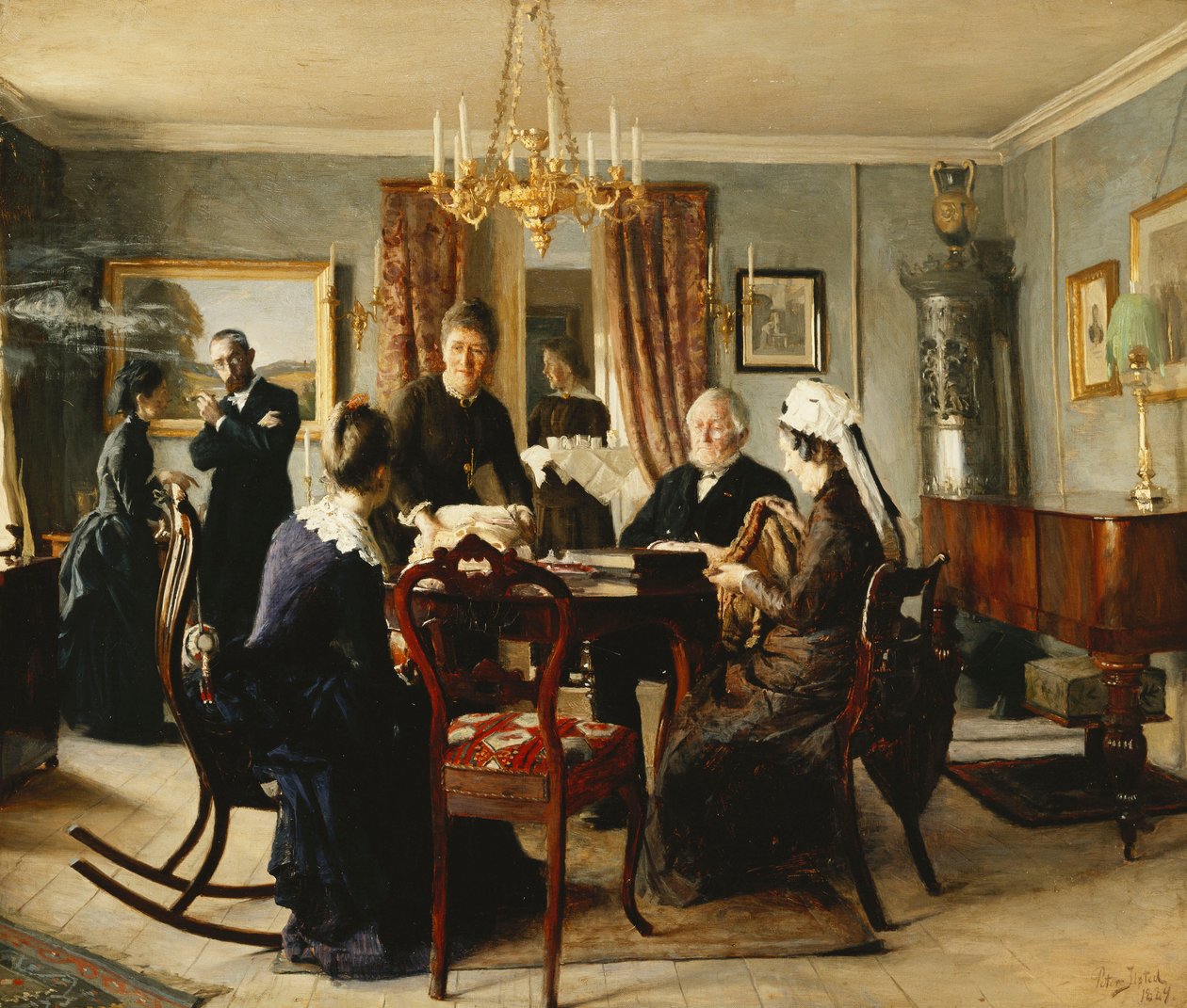 Délutáni tea alkotó: Peter Vilhelm Ilsted