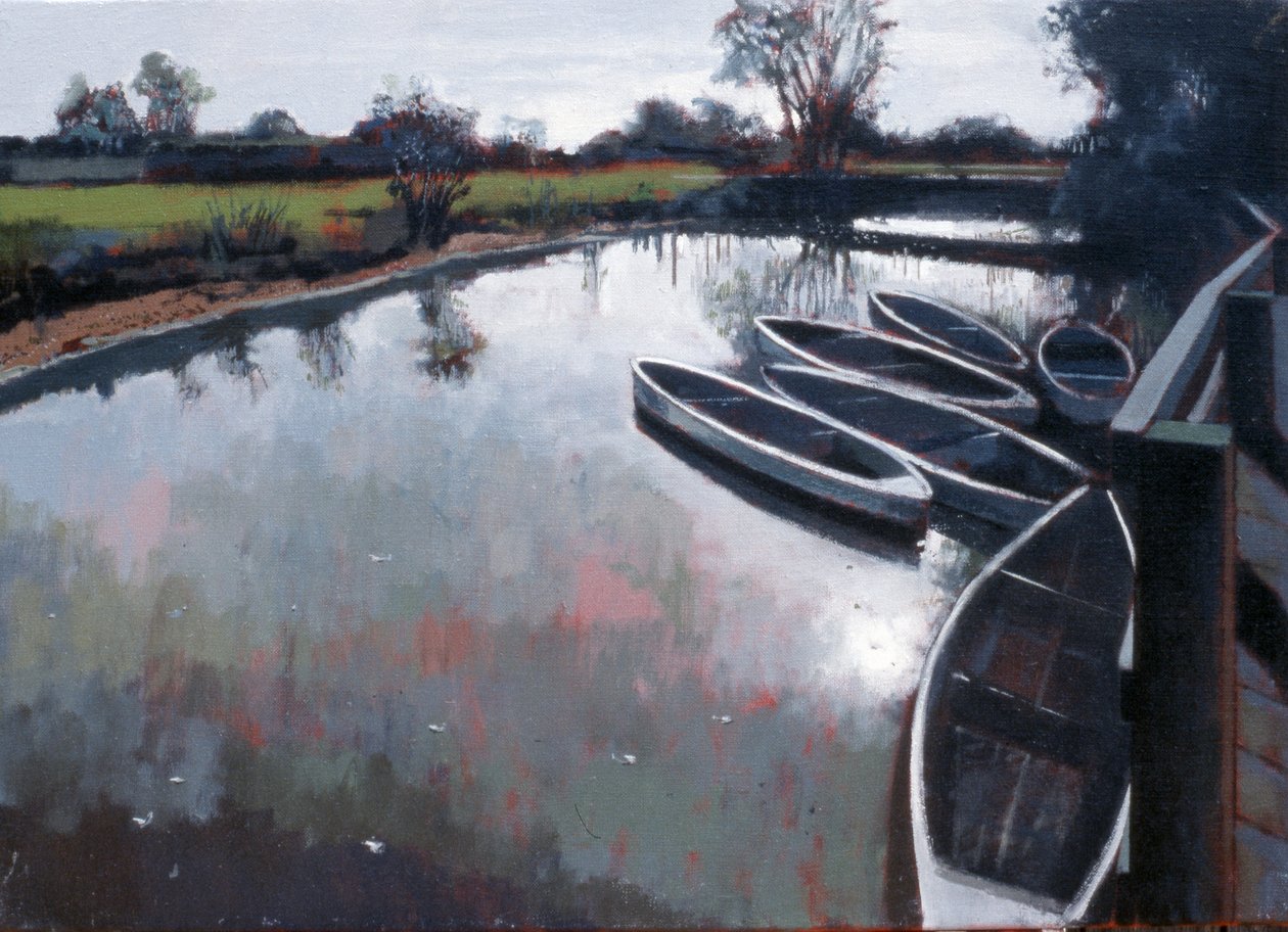 Barcombe Mills, Sussex, 2007 (olaj, vászon) alkotó: Peter Wilson