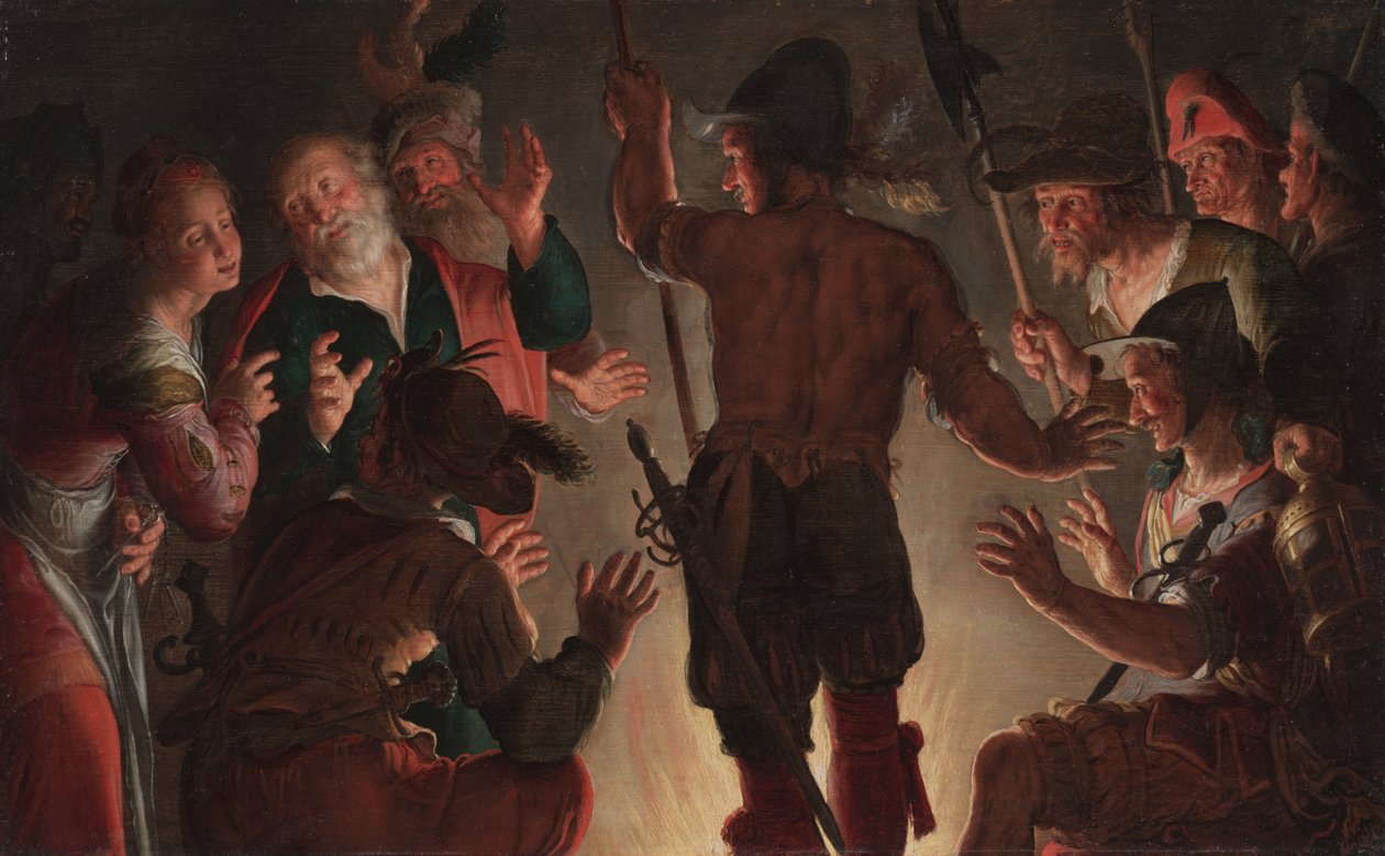 Péter tagadása, 1624-1628 körül alkotó: Peter Wtewael