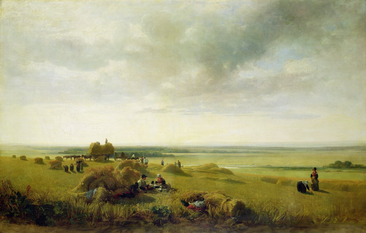 Egy kukoricatábla alkotó: Peter de Wint