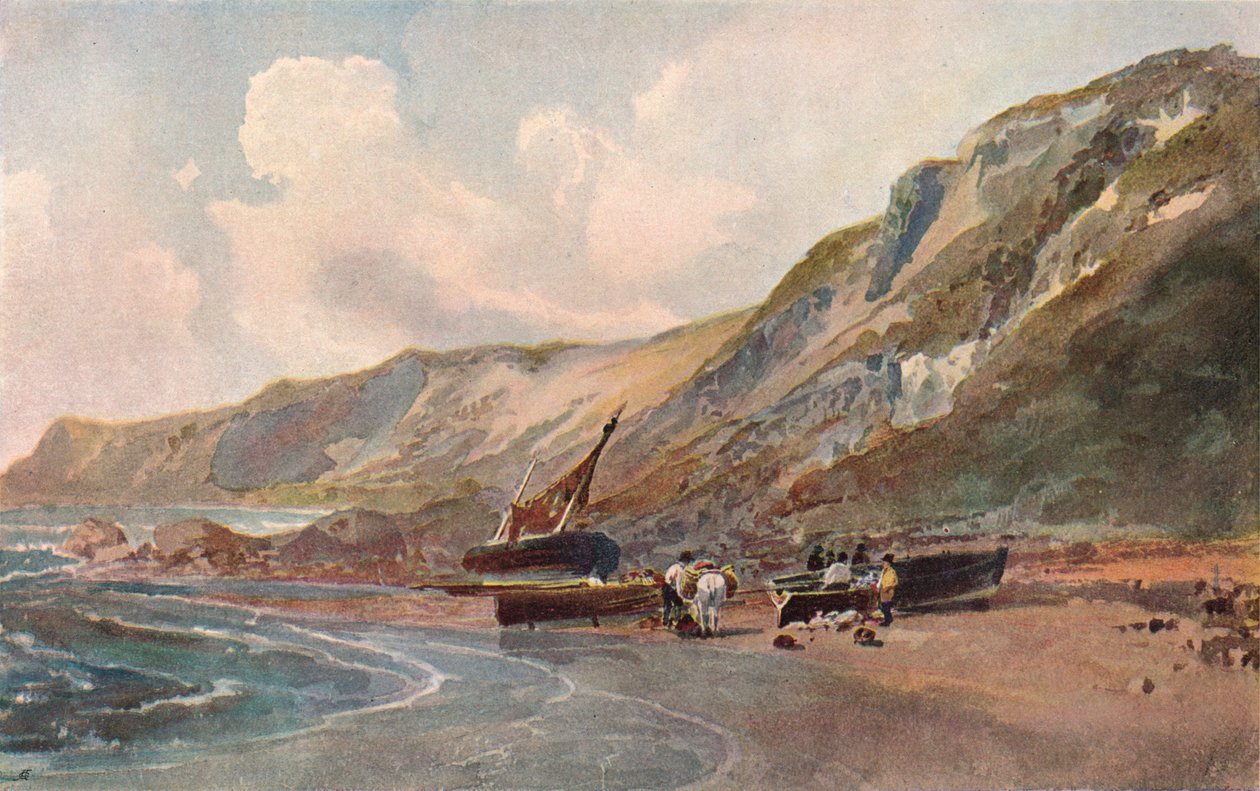 Tengerparti jelenet, 1819 alkotó: Peter de Wint