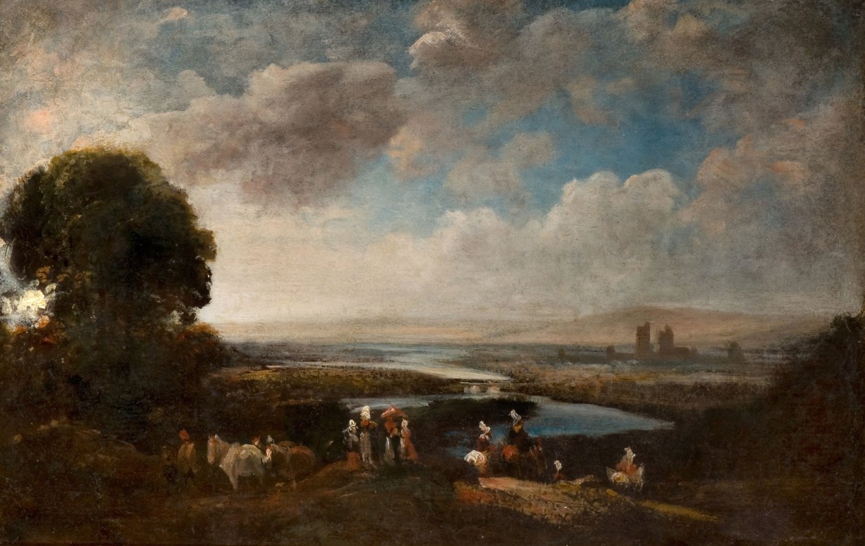 Kiterjedt táj, 1800-50. alkotó: Peter de Wint