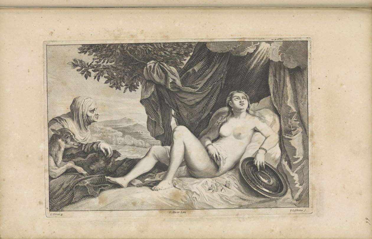 Jupiter és Danaë alkotó: Peter van Liesebetten
