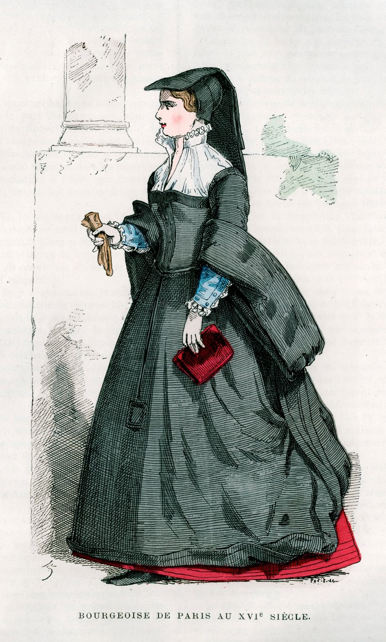Párizsi burzsoá, 16. század 1882-1884 alkotó: Petit