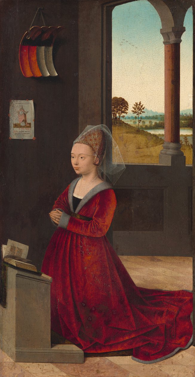 Térdelő donor alkotó: Petrus Christus