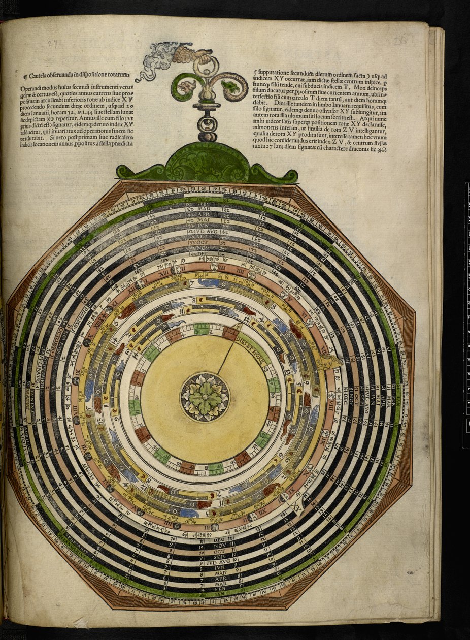 Térképek C.6.d.5. f.27r Volvelle 