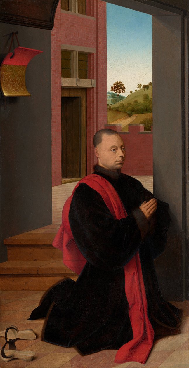Egy férfi donor portréja alkotó: Petrus Christus