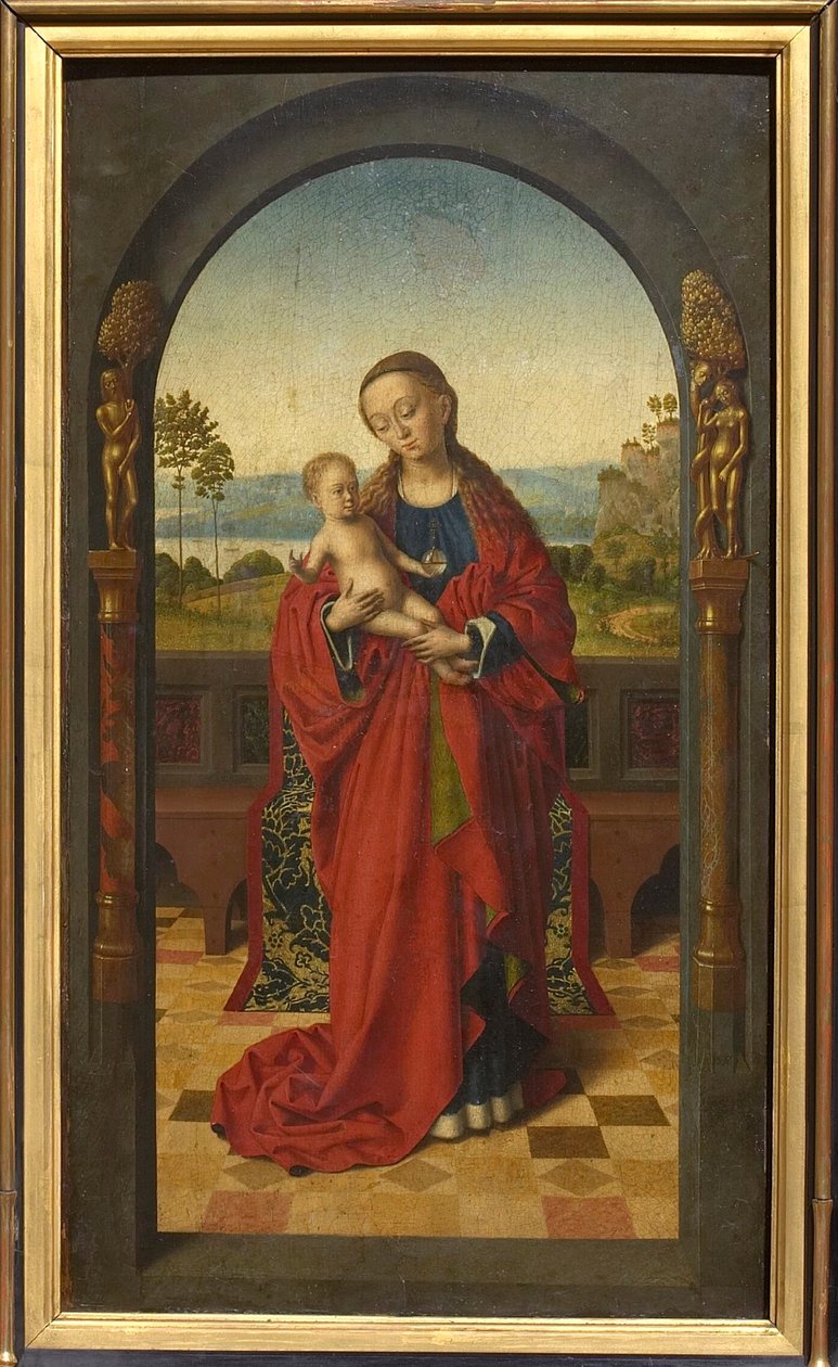 Szűz és gyermek, c. 1450. alkotó: Petrus Christus
