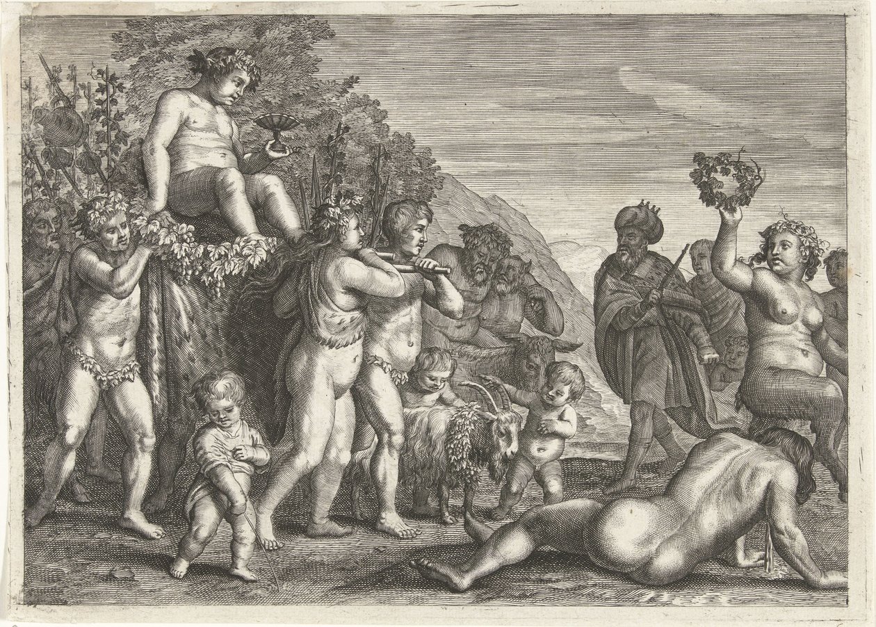 Triomf van Bacchus alkotó: Petrus Clouwet (possibly)